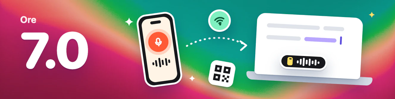 Ore 7.0 — Use your iPhone as a microphone